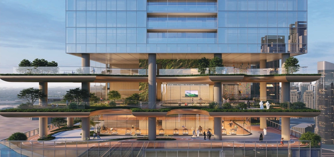Sobha Skyparks Sheikh Zayed Road apartments garden view